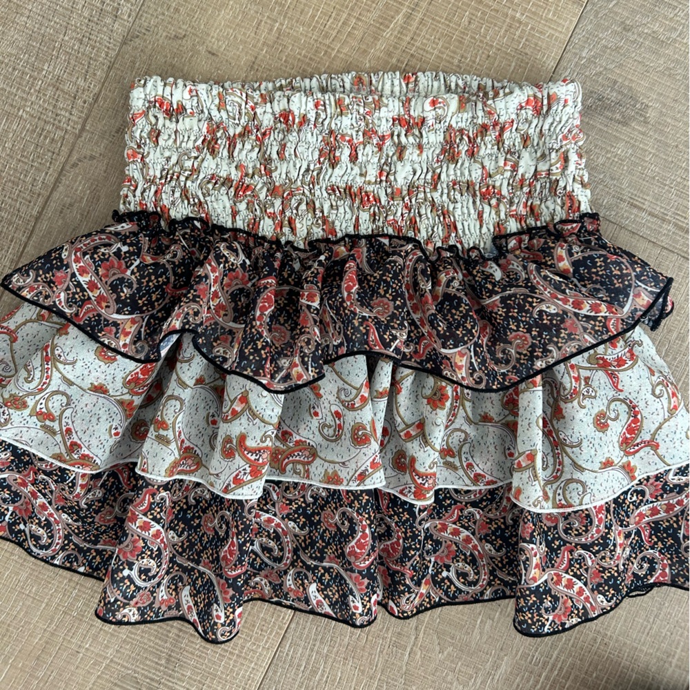 Flowers by Zoe Multicolor Paisley Skirt